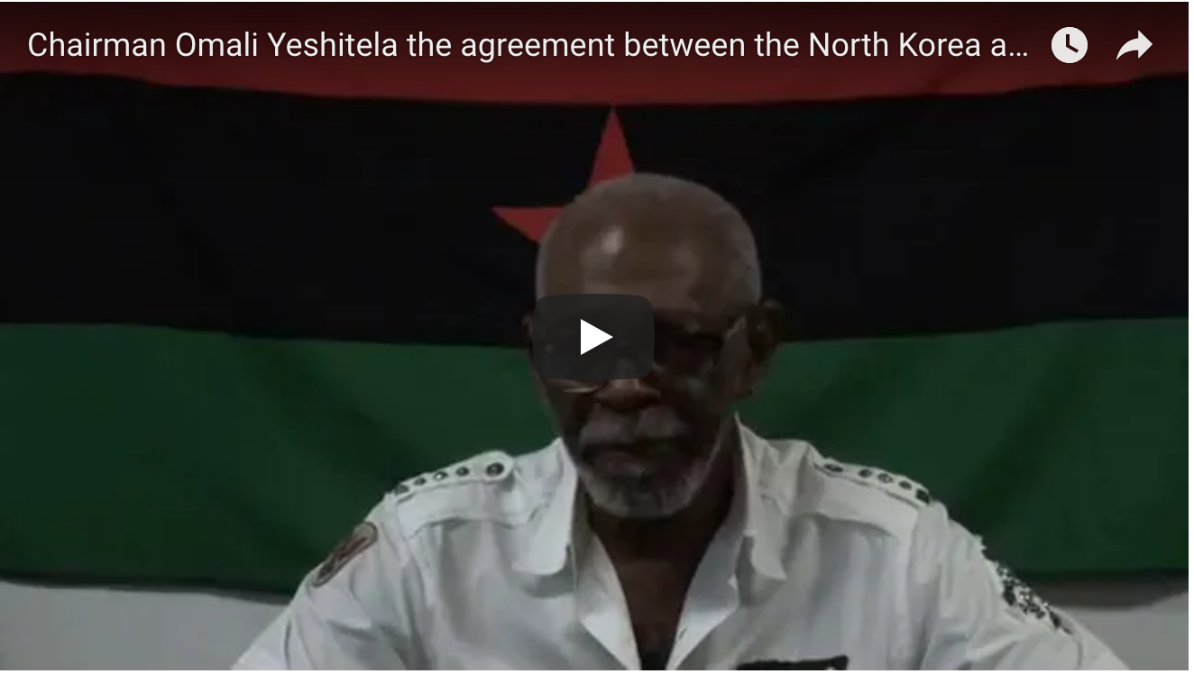 You are currently viewing Chairman Omali Yeshitela of the African People’s Socialist Party USA sums up the agreement between the North Korea and the United States government! Kim Jong Un and #Trump, what does this meeting really mean?
