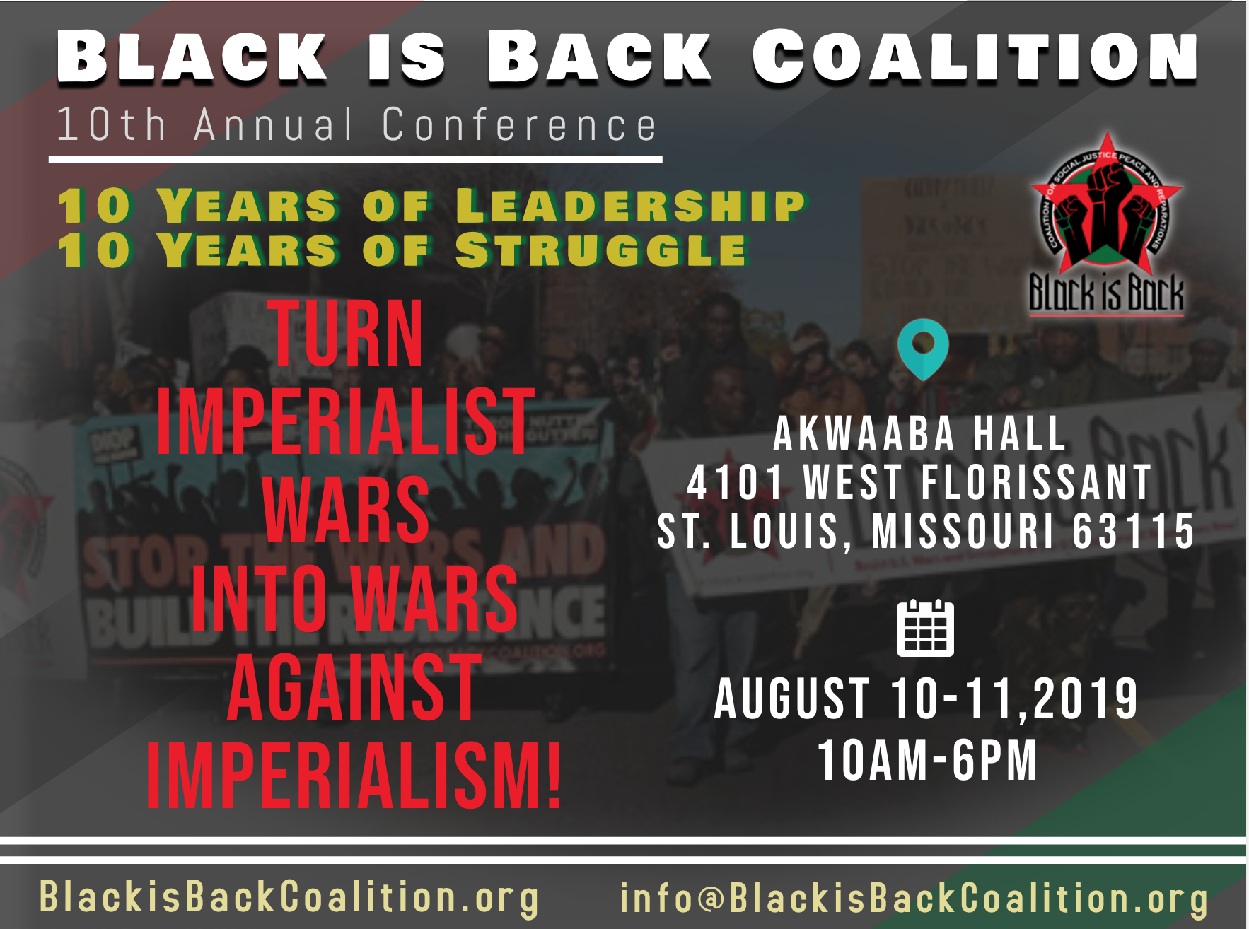 You are currently viewing Turn imperialist wars into wars against imperialism! AUGUST 10-11, 2019–St. Louis