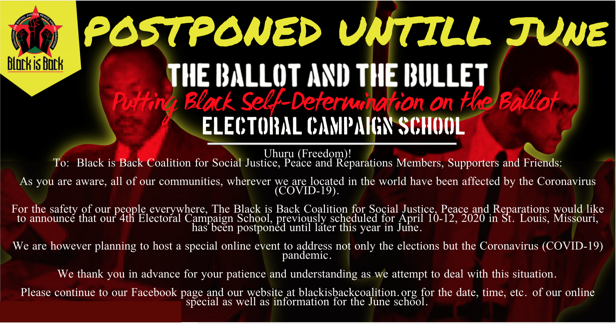 You are currently viewing Electoral Campaign School POSTPONED