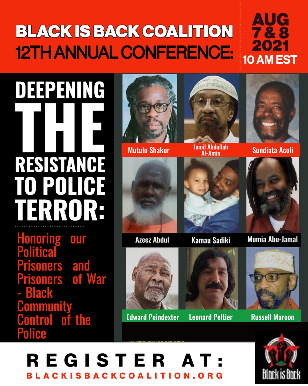 You are currently viewing Deepening the Resistance to Police Terror: Honoring our Political Prisoners and Prisoners of War – Black Community Control of the Police!