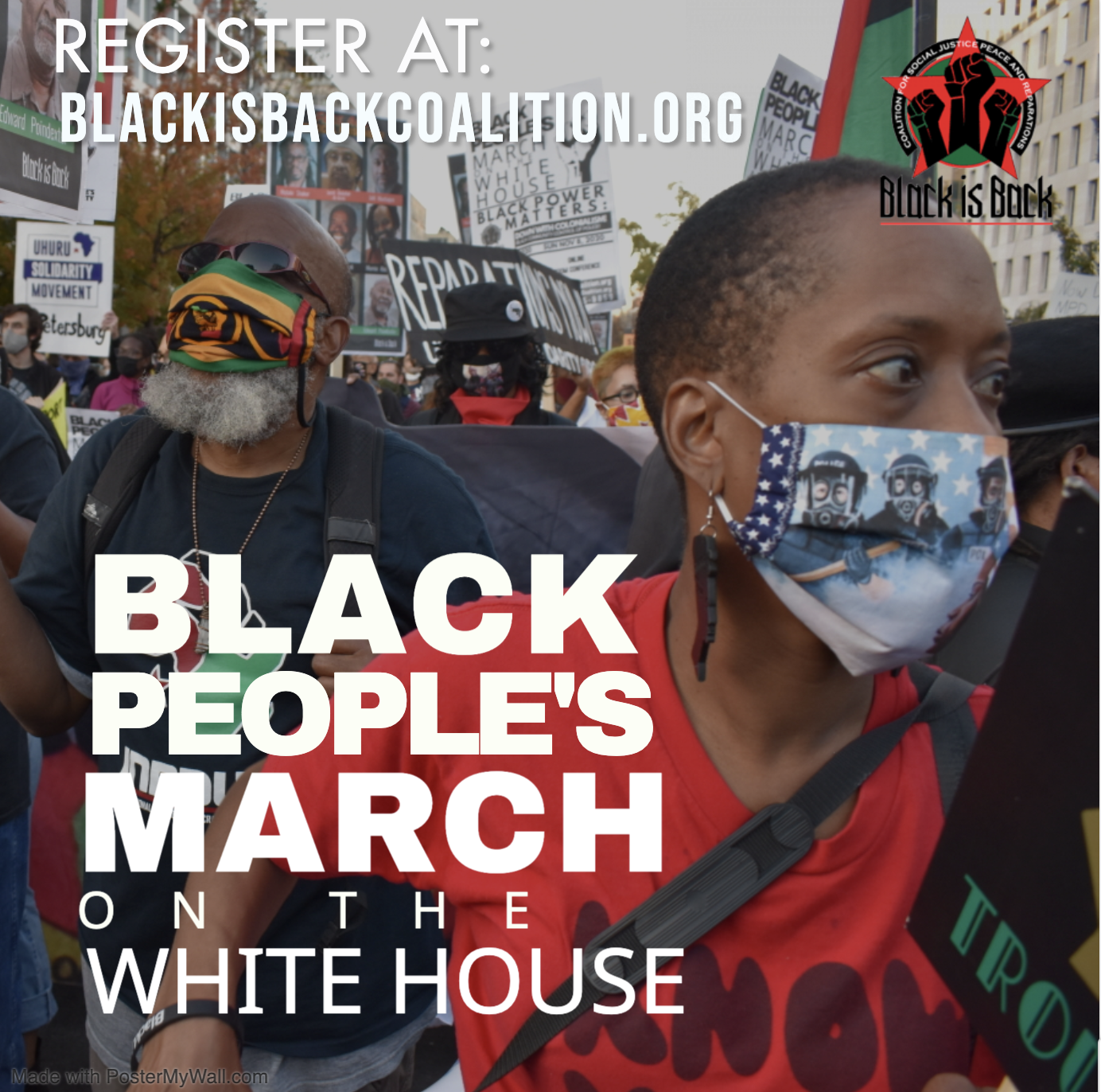 Read more about the article Call to Black People’s March on White House November 6 – 7, 2021