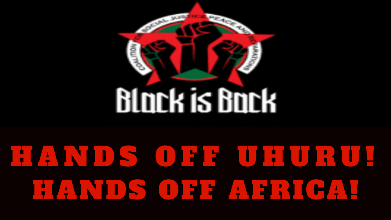 The Black Is Back Coalition Condemns the Scurillous, Bogus State Attacks on our Chairperson, Omali Yeshitela, and the Uhuru Movement