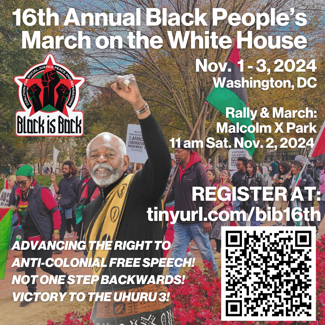 Read more about the article 16th Annual Black People’s March on The White House