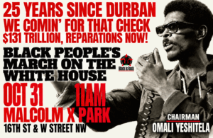 Read more about the article 18th Annual Black People’s March on The White House – Reparations Now!